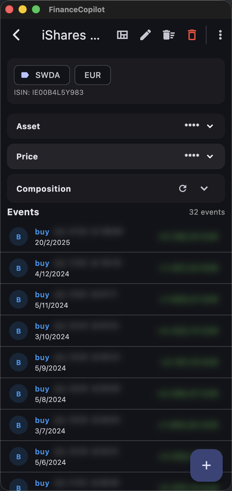 Asset Detail (mobile)